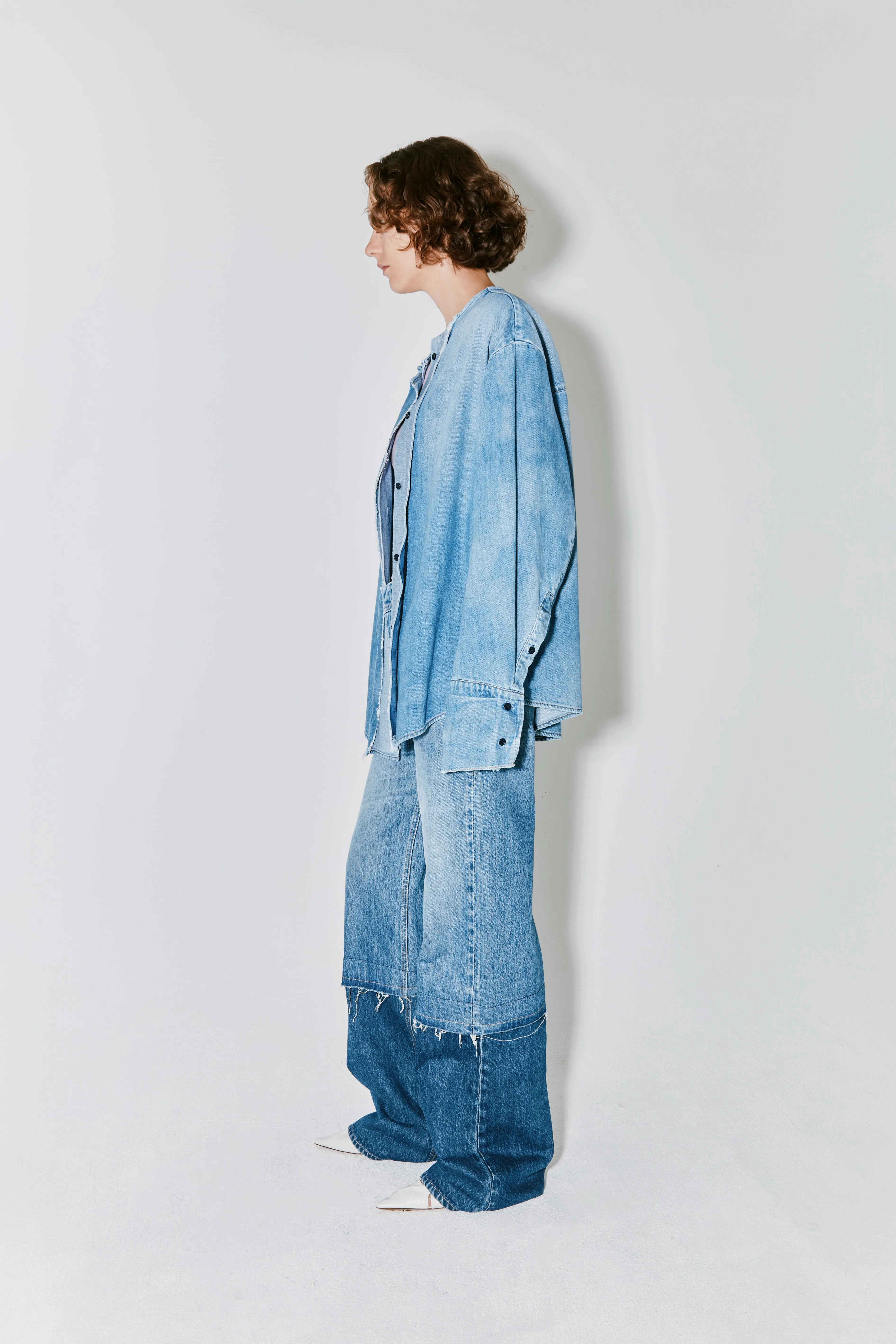 CHAIM shirt blue denim