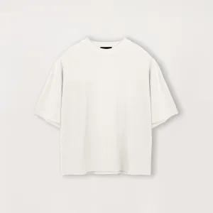 Cropped T-Shirt - Bone White