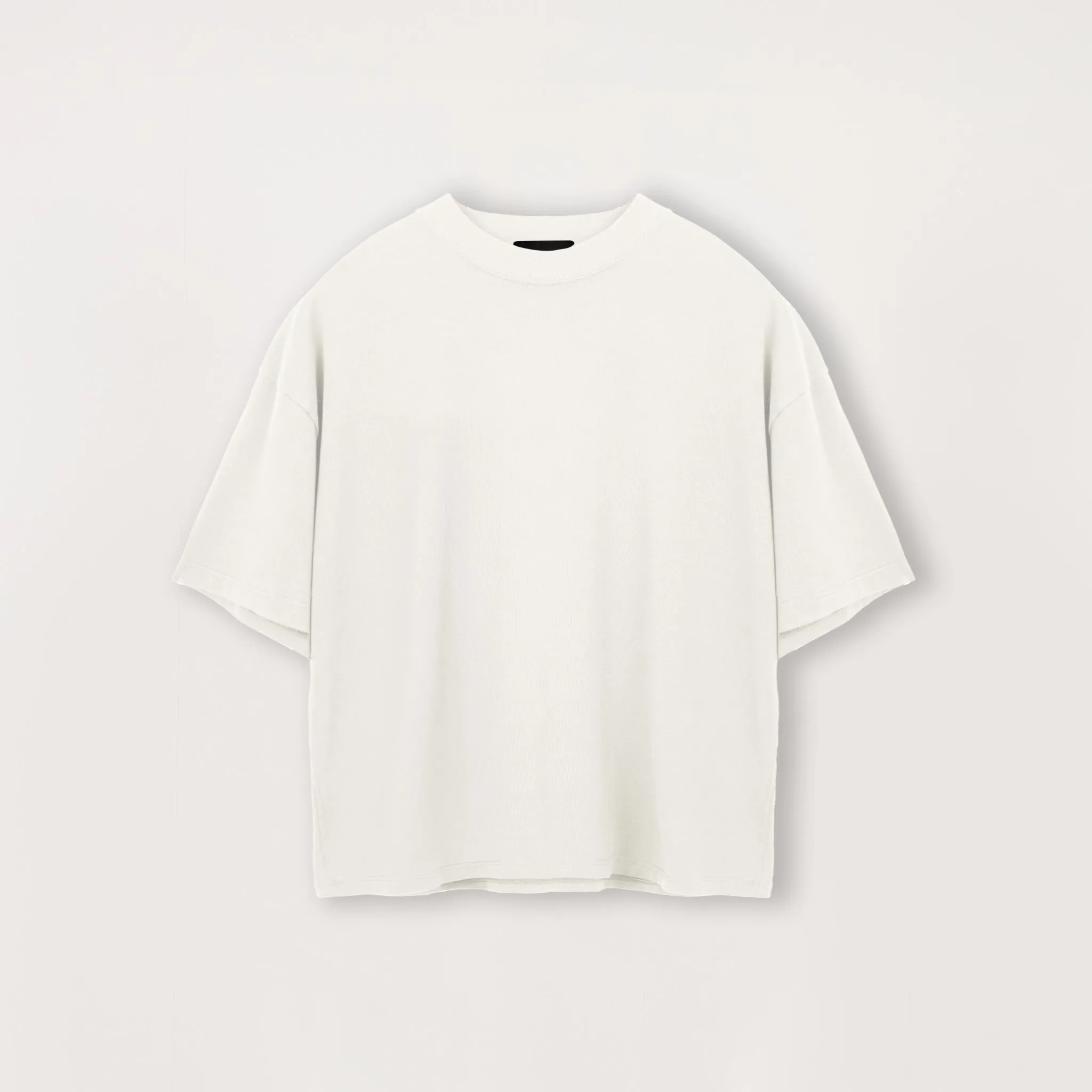 Cropped T-Shirt - Bone White
