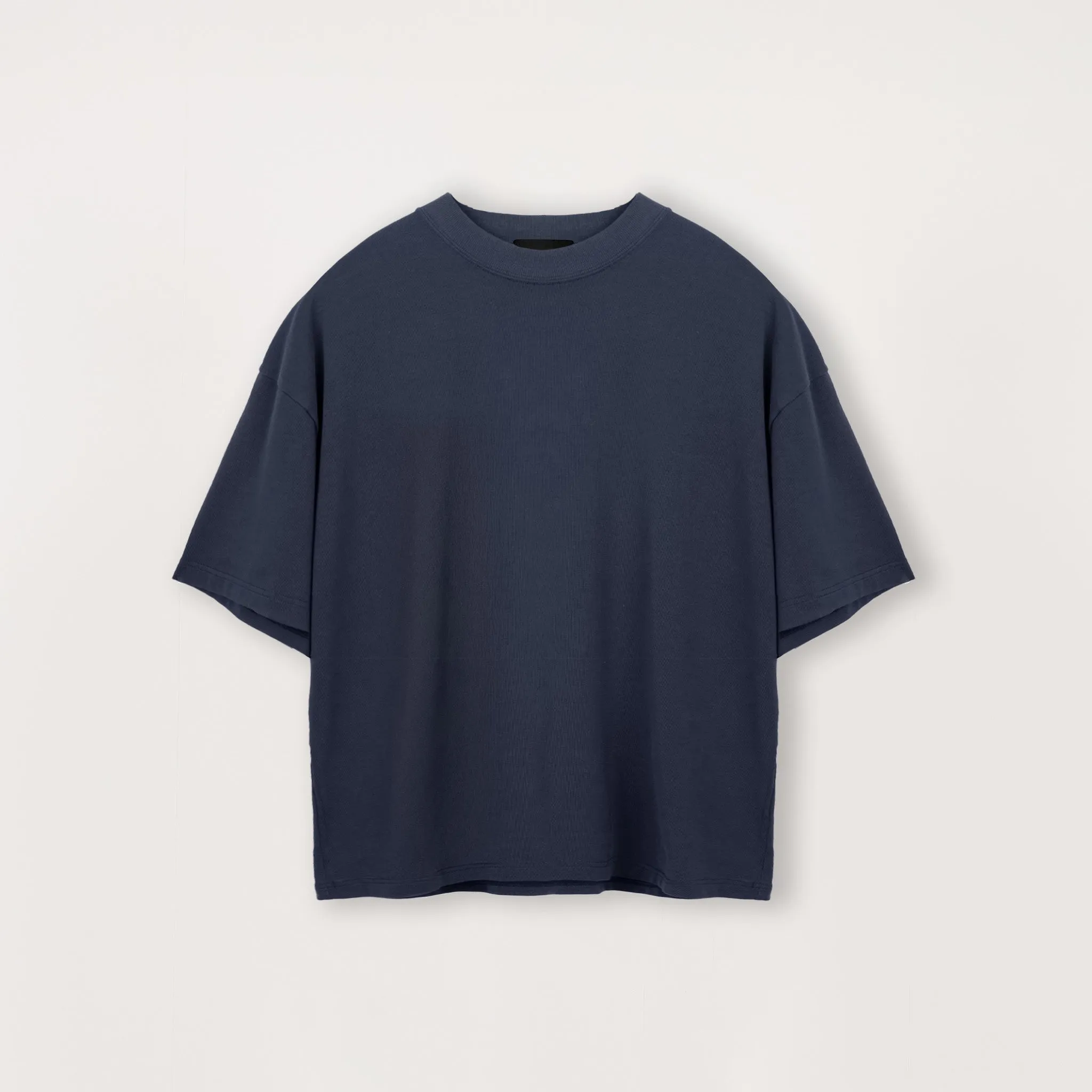 Cropped T-Shirt - Navy
