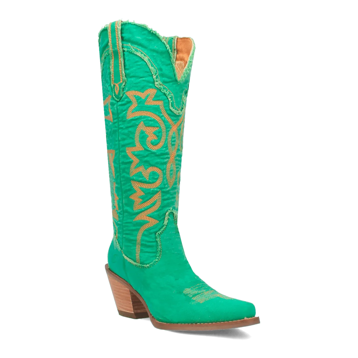 Dingo Boots-Texas Tornado Green