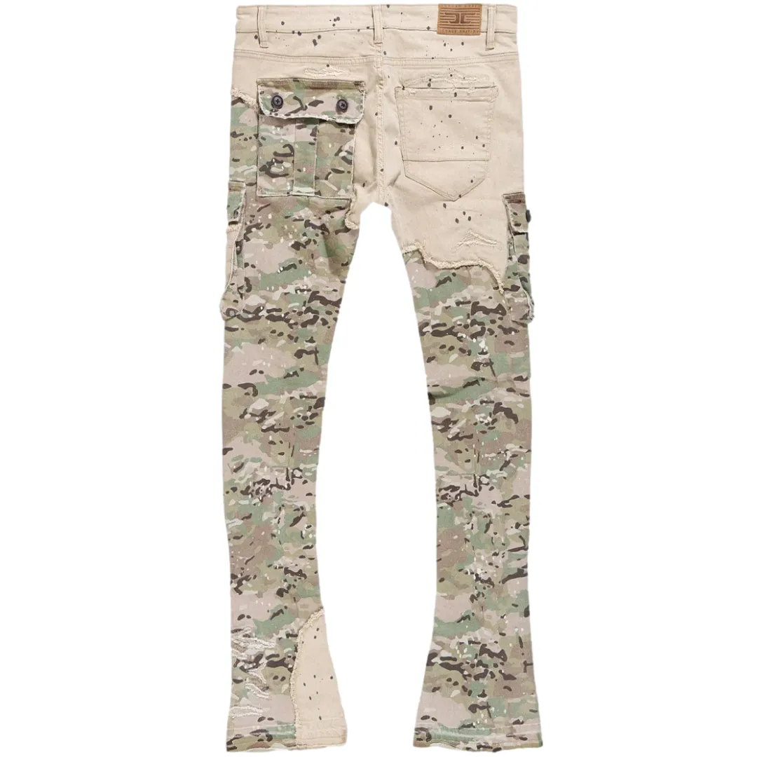 JORDAN CRAIG ROSS STACKED PLATOON GARGO DENIM - CAMO 2.0