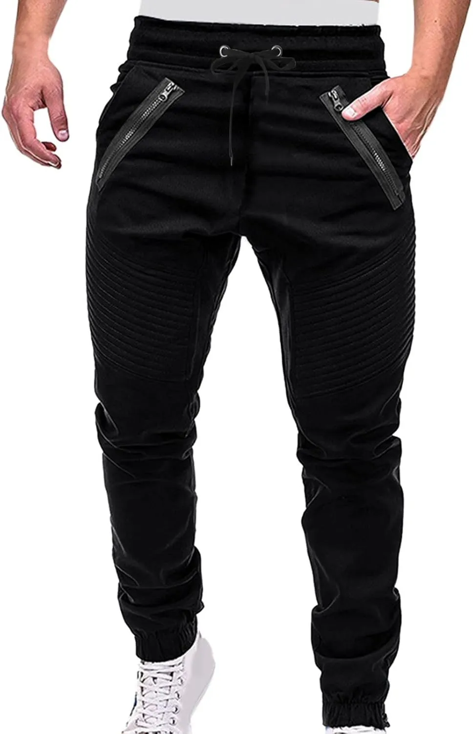 Mens Sweatpants with Pockets Big and Tall Pants for Men 2023 Hiking Ripstop Tactical Trousers Outdoor Resistant Jogger