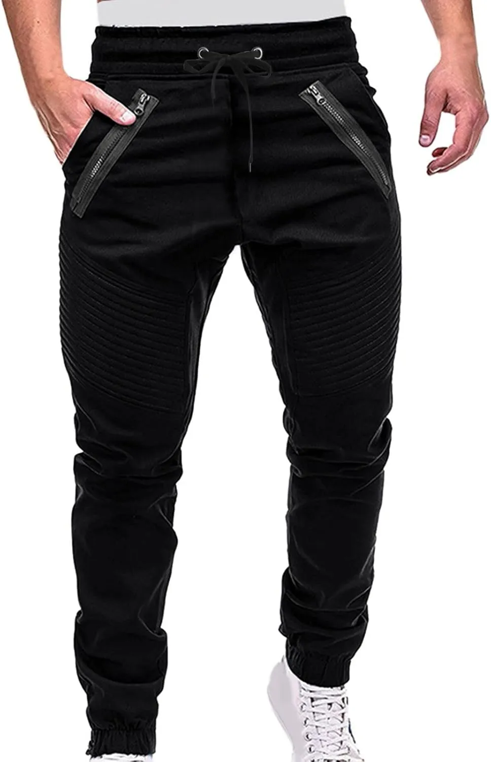 Mens Sweatpants with Pockets Big and Tall Pants for Men 2023 Hiking Ripstop Tactical Trousers Outdoor Resistant Jogger