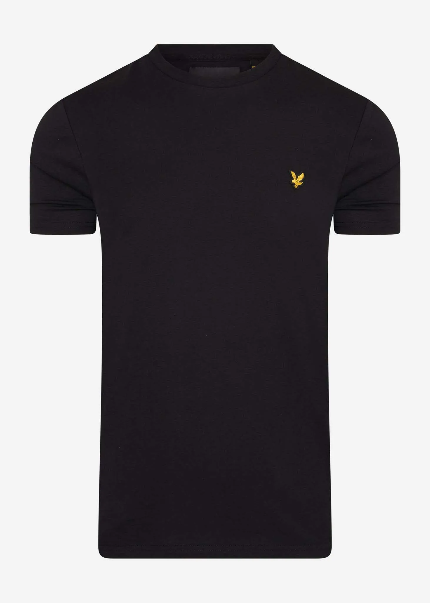 T-Shirt mit Rundhalsausschnitt - Tiefschwarz
