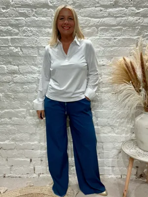 The Essential  skin Layering Shirt with Cotton Collar and Cuffs