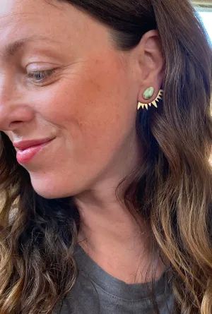 Turquoise Ear Jackets