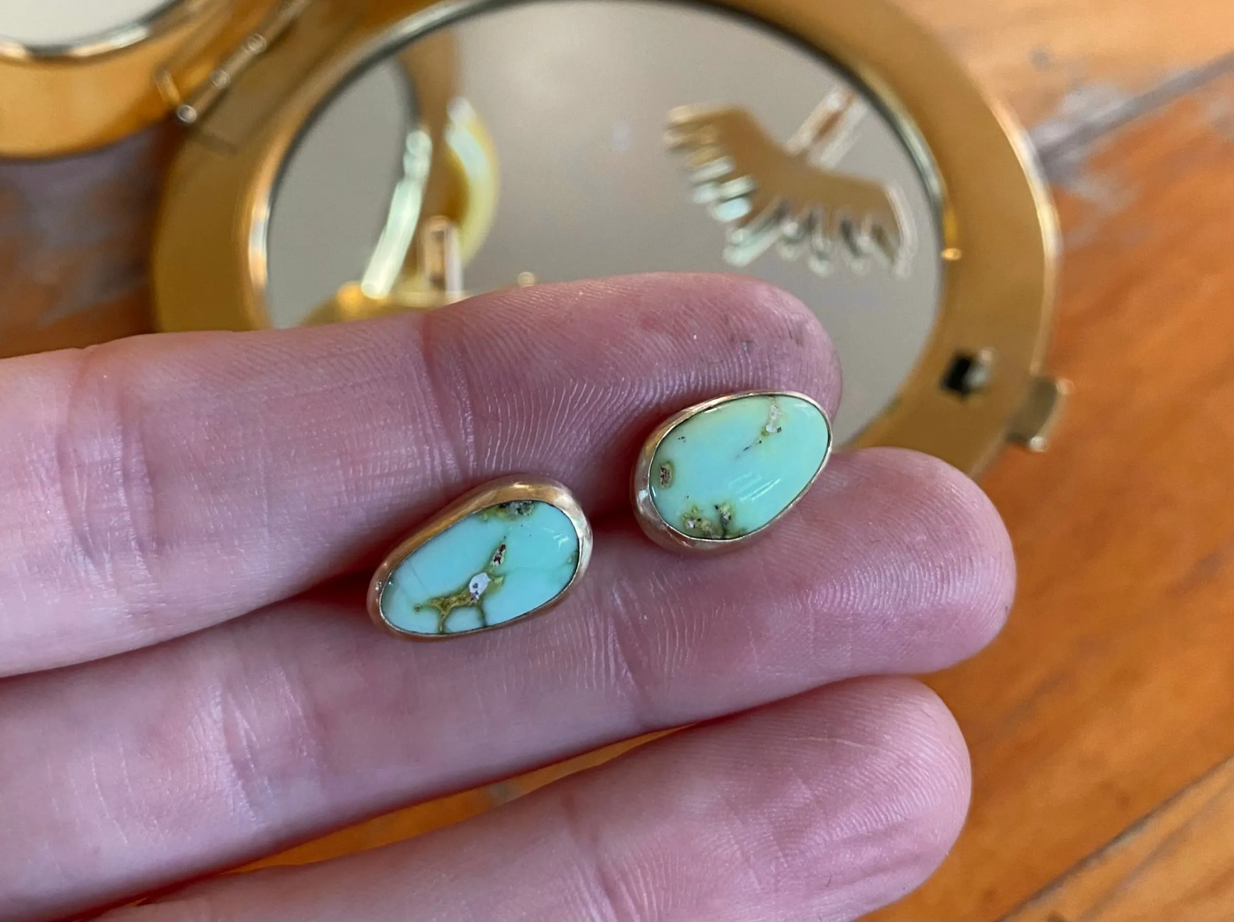 Turquoise Ear Jackets