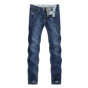West Louis Elastic Leisure Long Brand Jeans