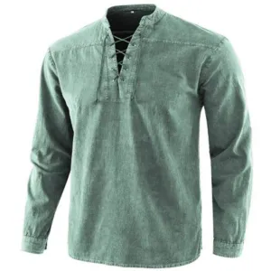West Louis Knight Vintage Renaissance Roman Shirts